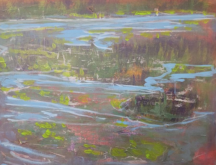 The Pond Painting by Kurt Hausmann