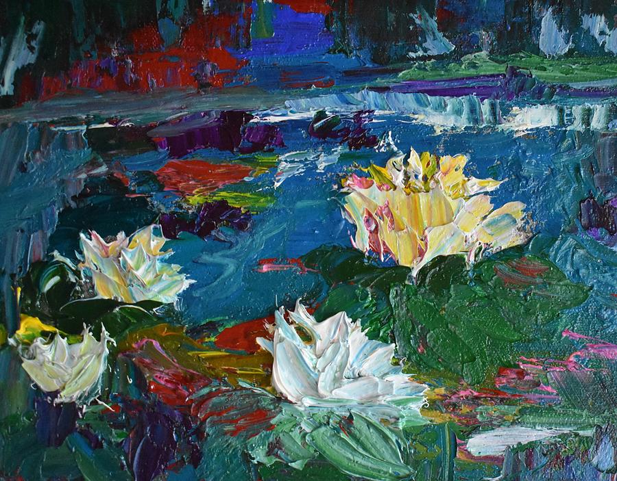 The Pond Painting by Susan Voidets