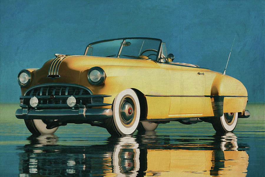 The Pontiac Chieftain From 1950 is a Classic Car Digital Art by Jan Keteleer