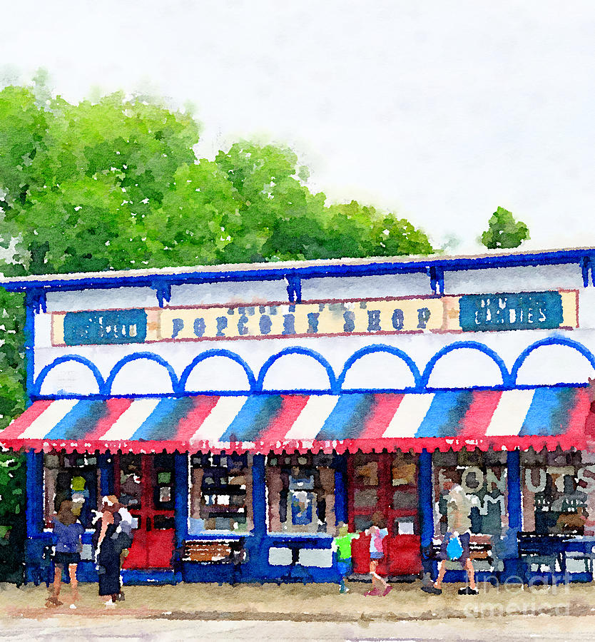 The Popcorn Shop Photograph by Marcia Breznay