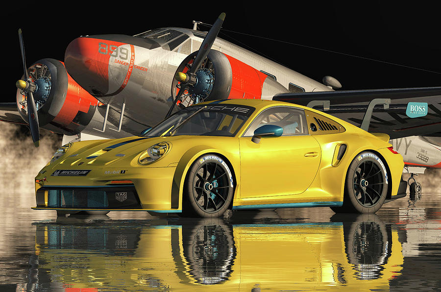 The Porsche 911 GT3 RS From Default To An unstoppable Performance Car Digital Art by Jan Keteleer