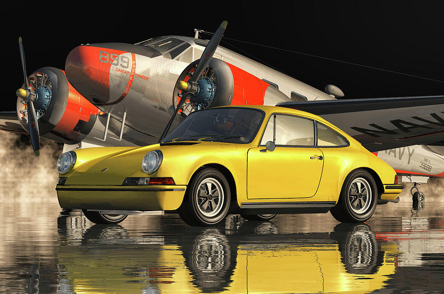The Porsche 911 the Ultimate Sports Car Digital Art by Jan Keteleer