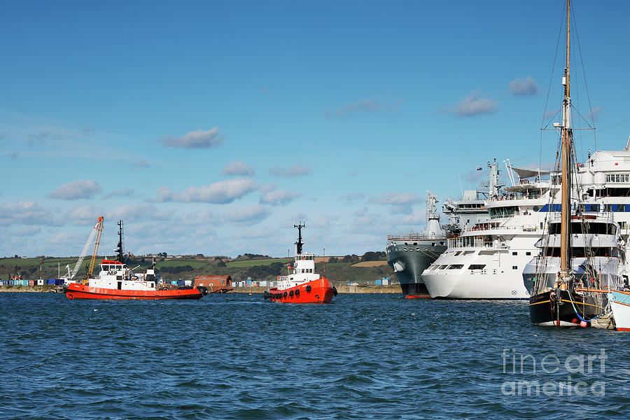 The Port of Falmouth Photograph by Terri Waters