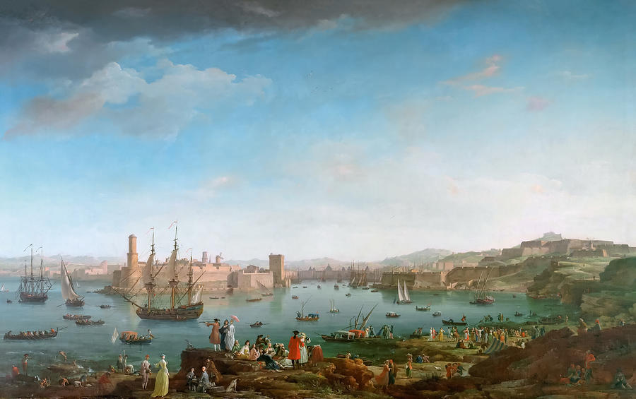 The Port Of Marseille Painting