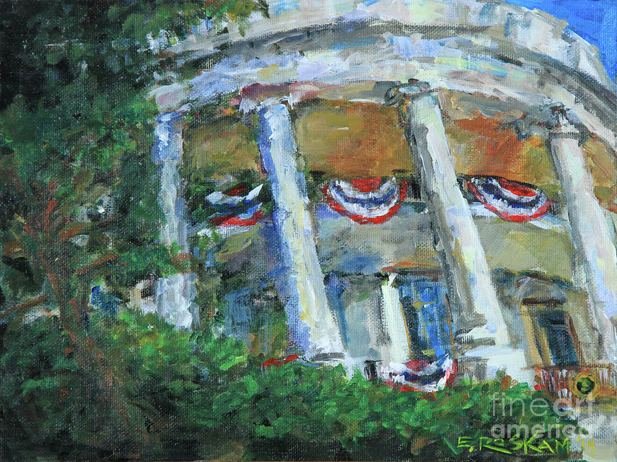 The Portico Painting by Elizabeth Roskam
