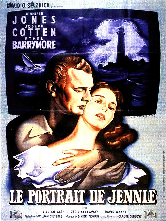 The Portrait of Jennie, 1948 - art by Rene Peron Mixed Media by Movie World Posters