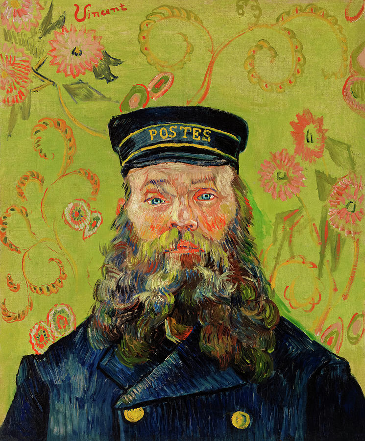The Postman By Vincent Van Gogh Painting