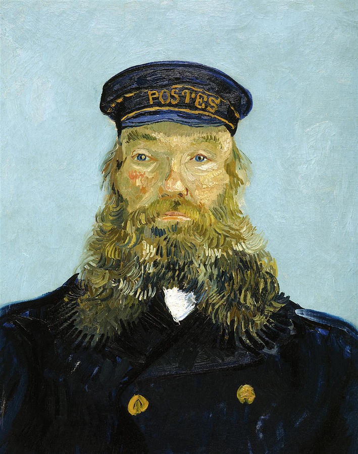 Vincent Van Gogh Painting - The Postman Joseph Roulin by Vincent van Gogh