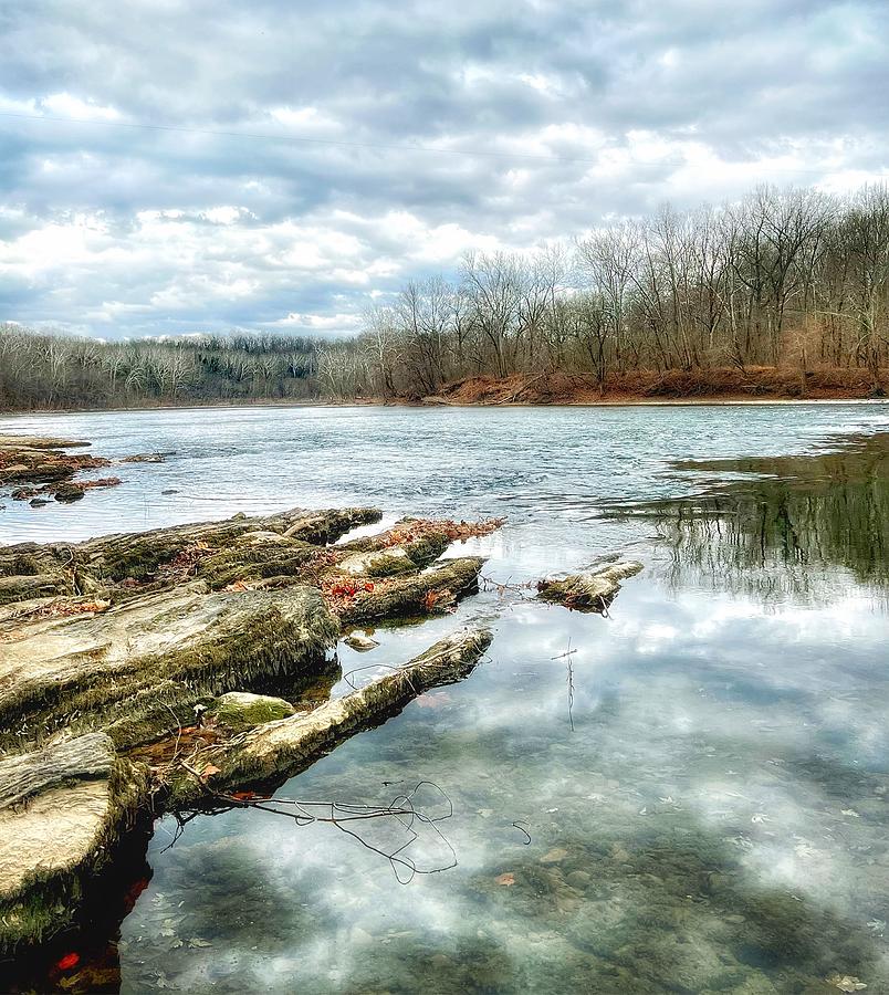 The Potomac River in Winter Photograph by Eileen OConnor - Fine Art America