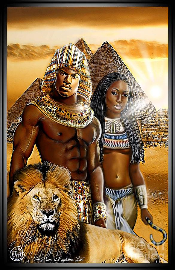 The Power Of Egyptian Love Digital Art By Ortega Missouri 