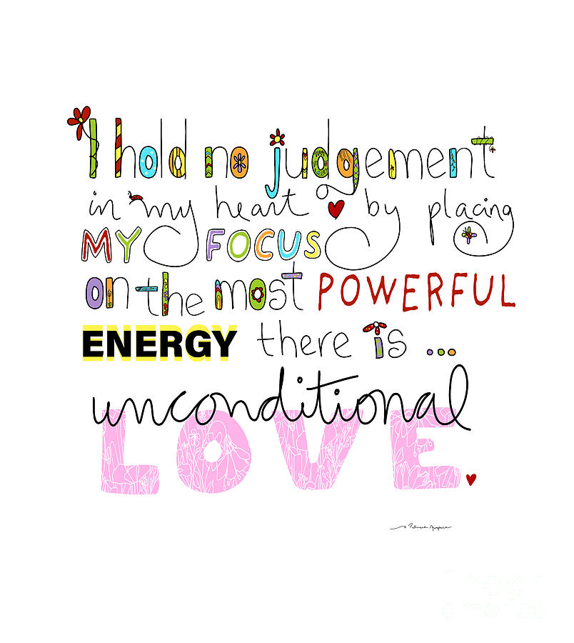 The Power of Love Art inspirational Quote Typography Artwork Digital Art by Patricia Awapara