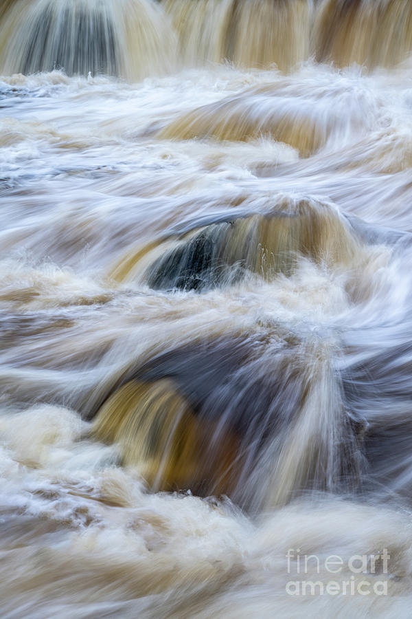 The Power Of The Falls Photograph by Richard Burdon