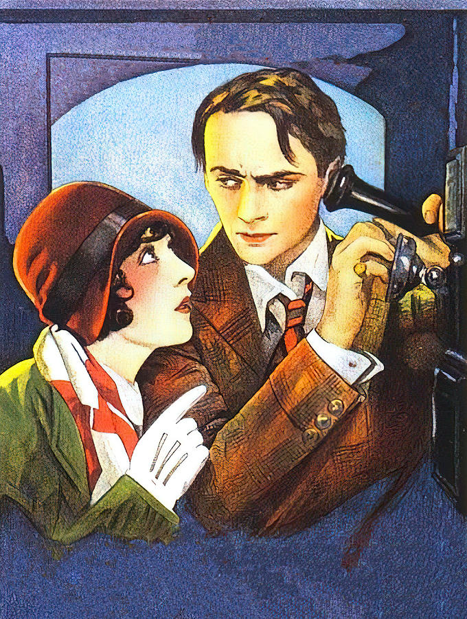 Vintage Painting - The Power of the Press, 1928, movie poster painting by Movie World Posters