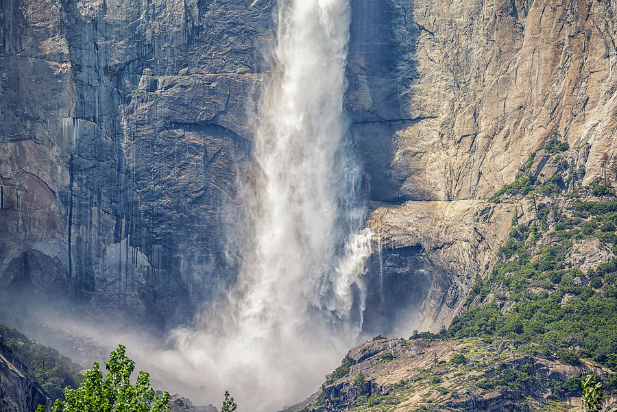 The Power Of Upper Yosemite Falls Photograph by Joseph S Giacalone