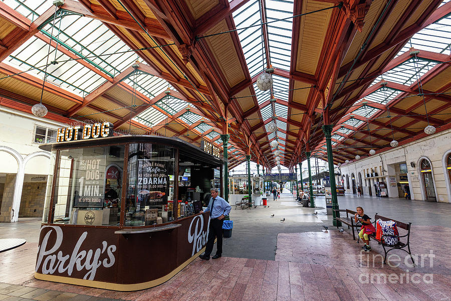 The Prague Masaryk railway station before renovation Photograph by