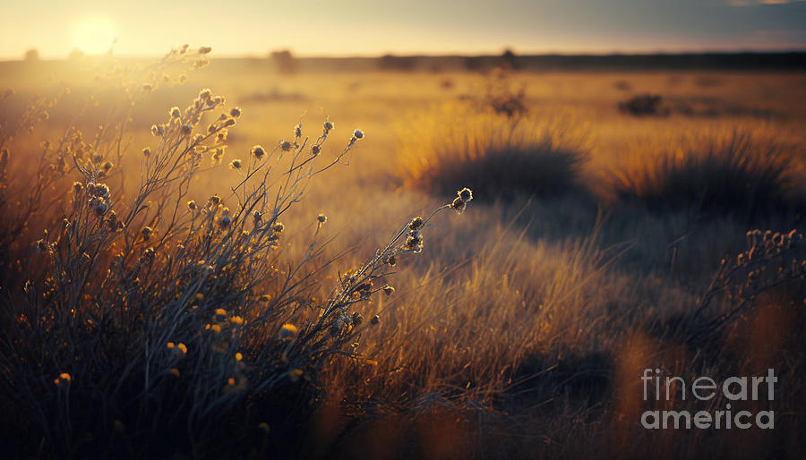 The Prairie I Mixed Media by Jay Schankman