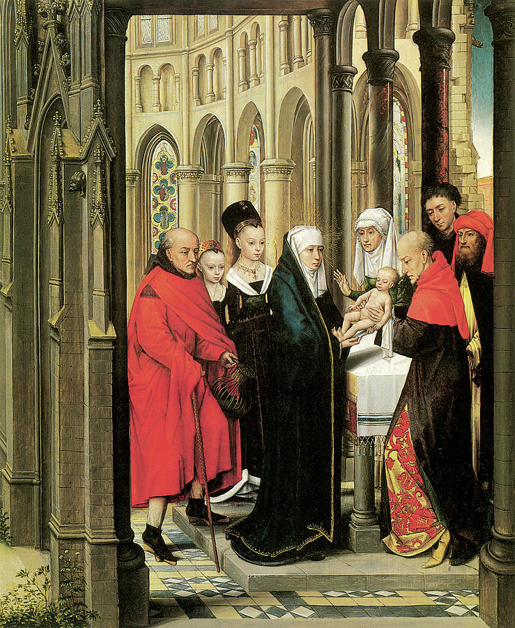 The Presentation in the Temple 1463 Photograph by Hans Memling