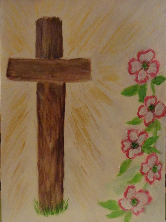 The Price of Sin Paid in Full Painting by Rosie Foshee The Price of Sin Paid in Full Painting by Rosie Foshee