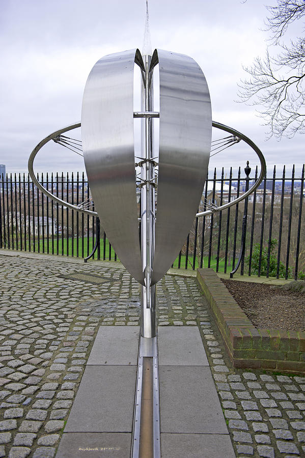 The Prime Meridian at Greenwich Photograph by Majaiva