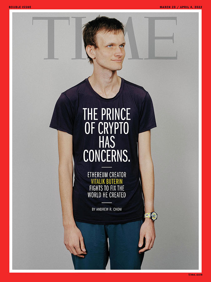 The Prince of Crypto Has Concerns - Vitalik Buterin, creator of Ethereum Photograph by Photograph by Benjamin Rasmussen for TIME