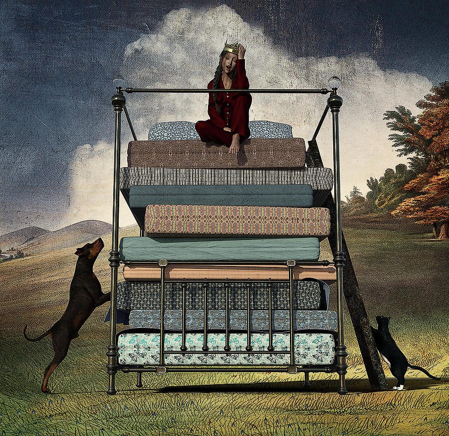 The Princess and the Pea Digital Art by Alisa Williams