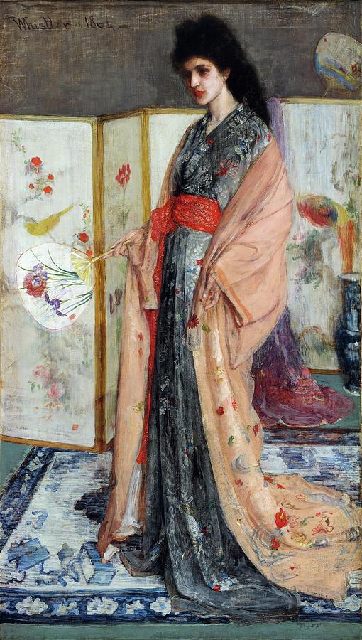 James Mcneill Whistler Painting - The Princess from the Land of Porcelain by James McNeill Whistler