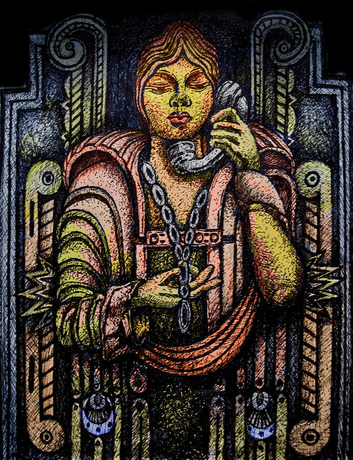 Jewelry Drawing - The Princess Phone by Larry Butterworth