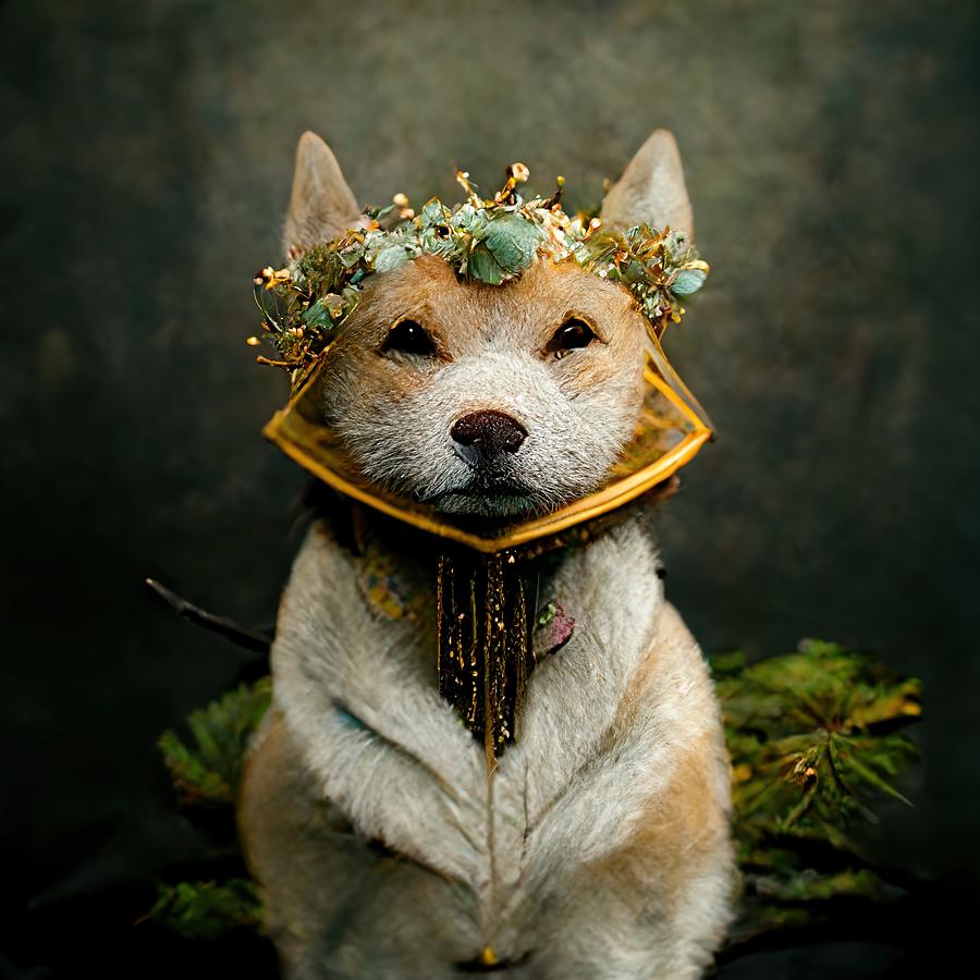 The Princess Pup Digital Art by Nickleen Mosher