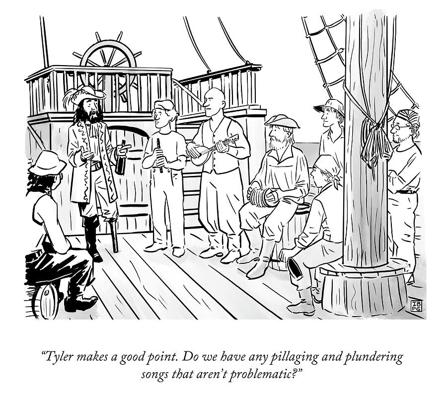 The Problem of Pillaging and Plundering Songs Drawing by Pia Guerra and Ian Boothby