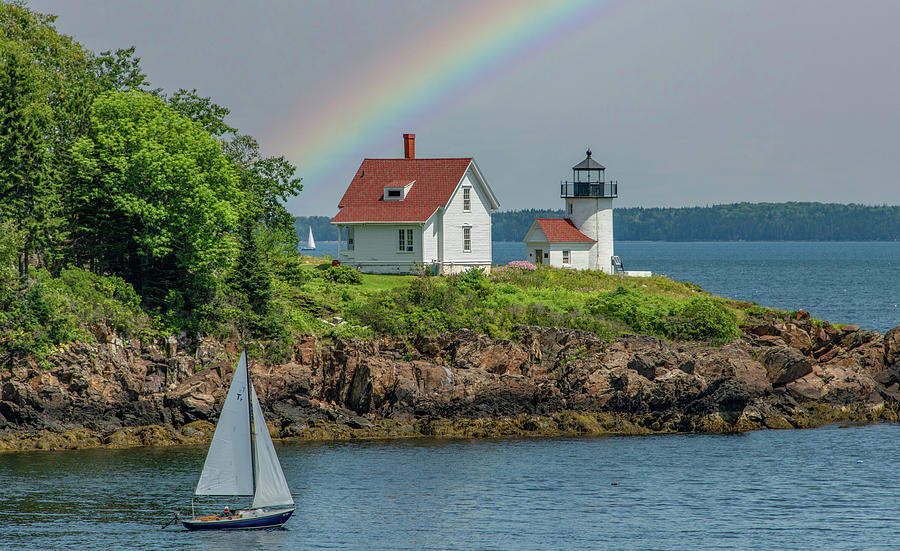 The Promise of a Good Day in Maine Photograph by Marcy Wielfaert