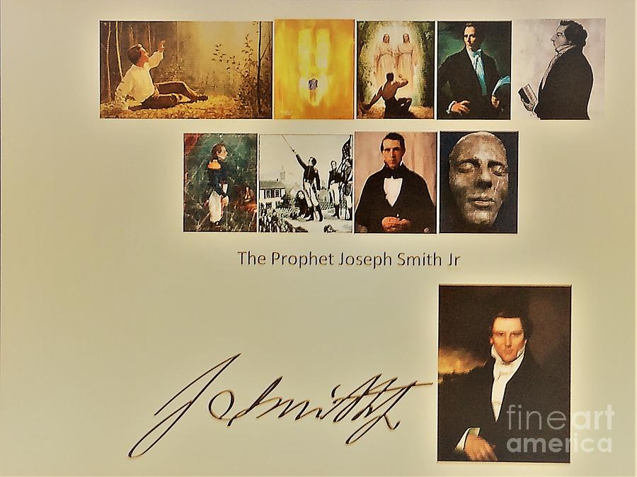 Honoring Joseph Smith Junior the greatest prophet of our age Mixed Media by Richard W Linford