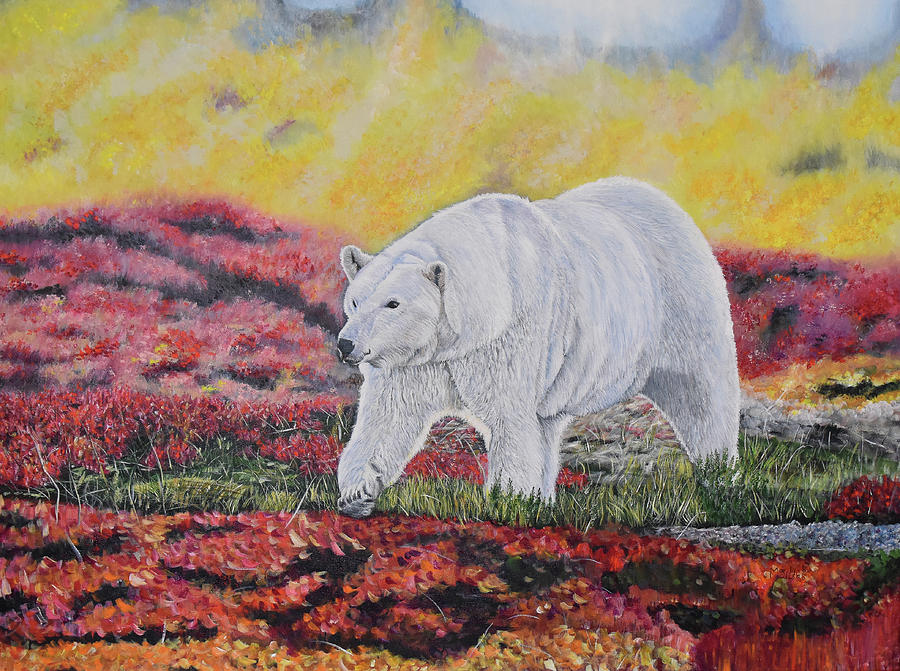 Spring Painting - The Prowler by Marilyn McNish