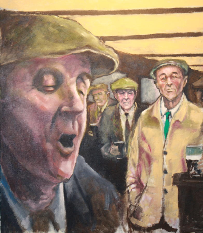 The Pub Singer Painting by Kevin McKrell
