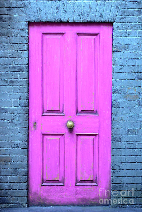 The purple door Photograph by David Lee Thompson