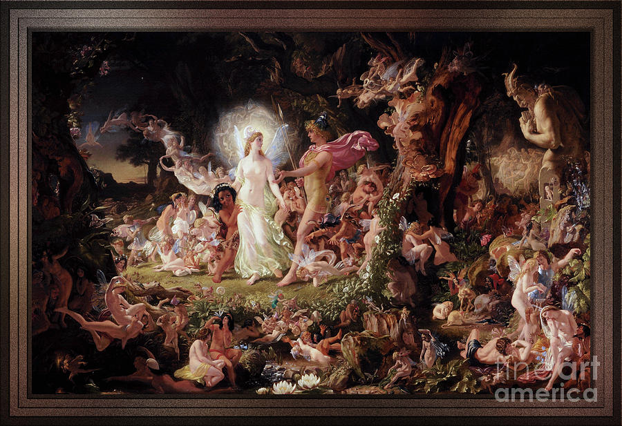 The Quarrel of Oberon and Titania by Joseph Noel Paton by Xzendor7 The Quarrel of Oberon and Titania by Joseph Noel Paton by Xzendor7