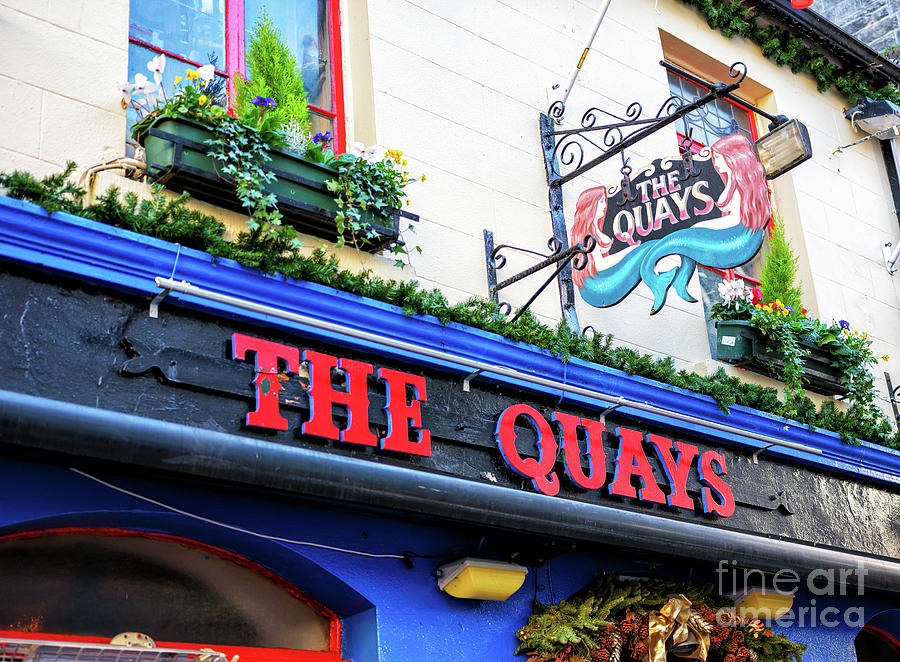 The Quays Galway Photograph by John Rizzuto