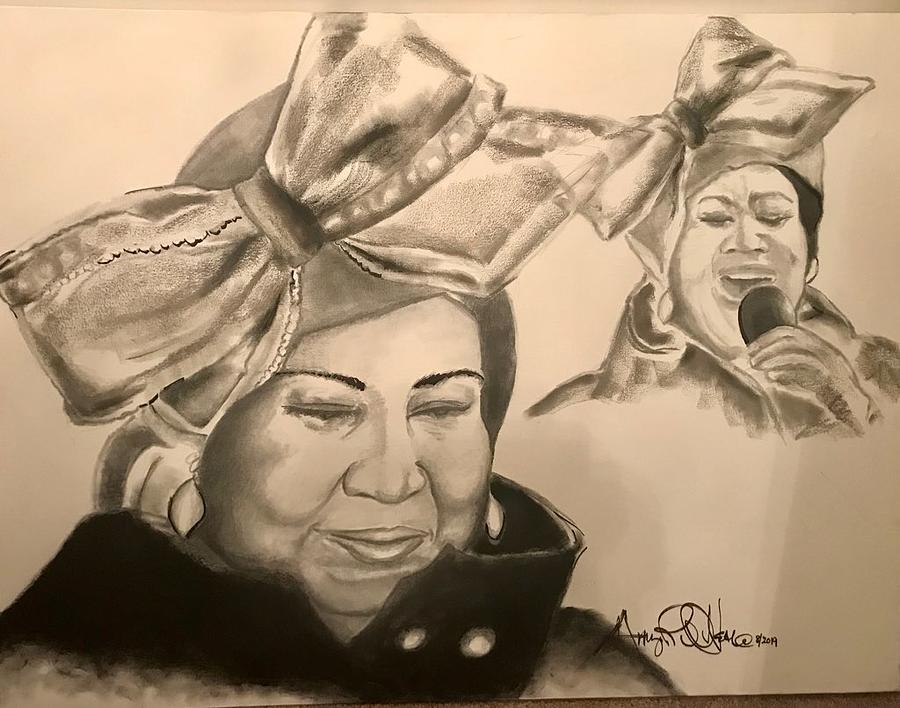 The Queen Drawing by Angie ONeal