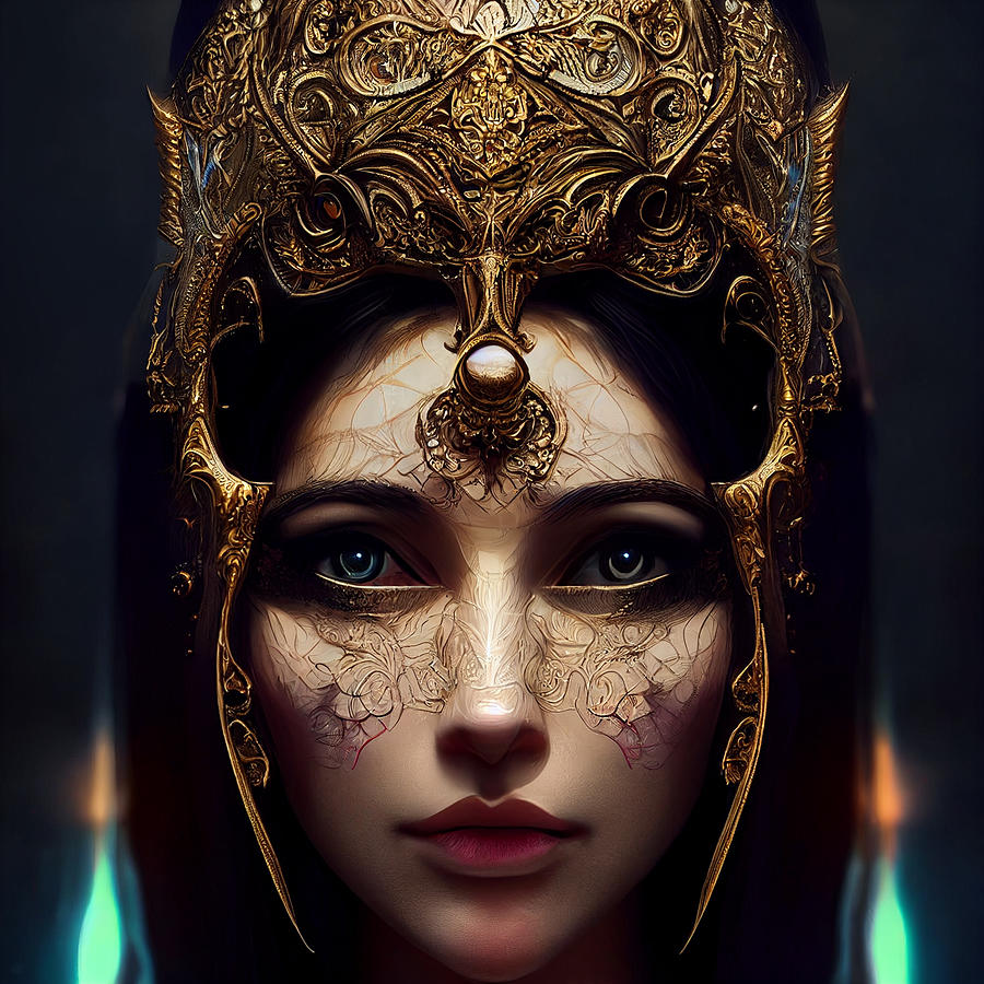 The Queen of a lost civilization Digital Art by Rest Shop - Fine Art ...