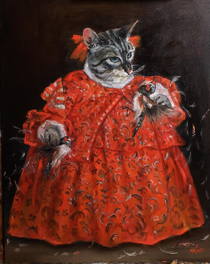 The Queen of Carnivore Painting by Margot King