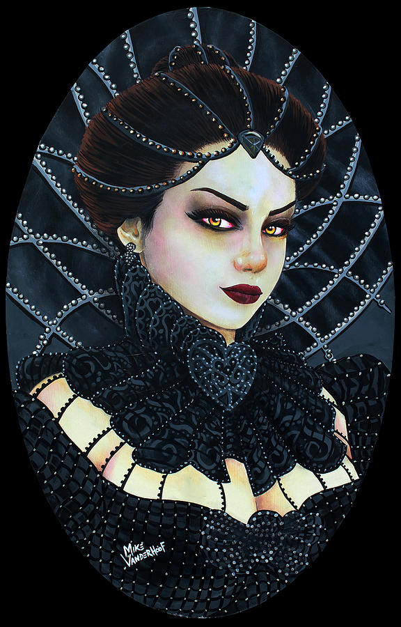 The Queen of Evil Painting by Michael Vanderhoof | Fine Art America