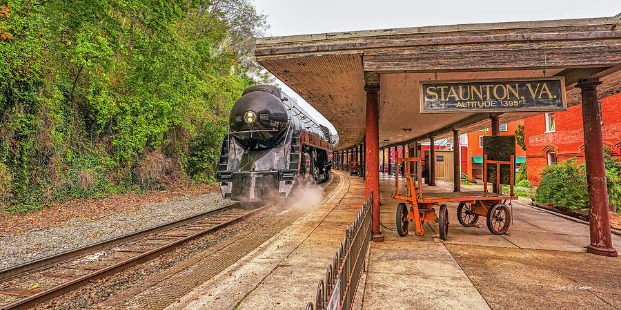 The Queen of Steam Arrives in Staunton Photograph by Dale R Carlson