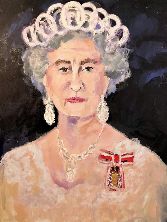 The Queen Painting by Sandy Welch