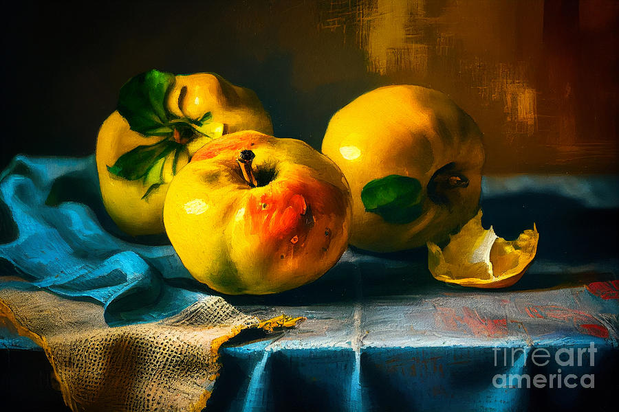 The Quinces Mixed Media By Binka Kirova Fine Art America 