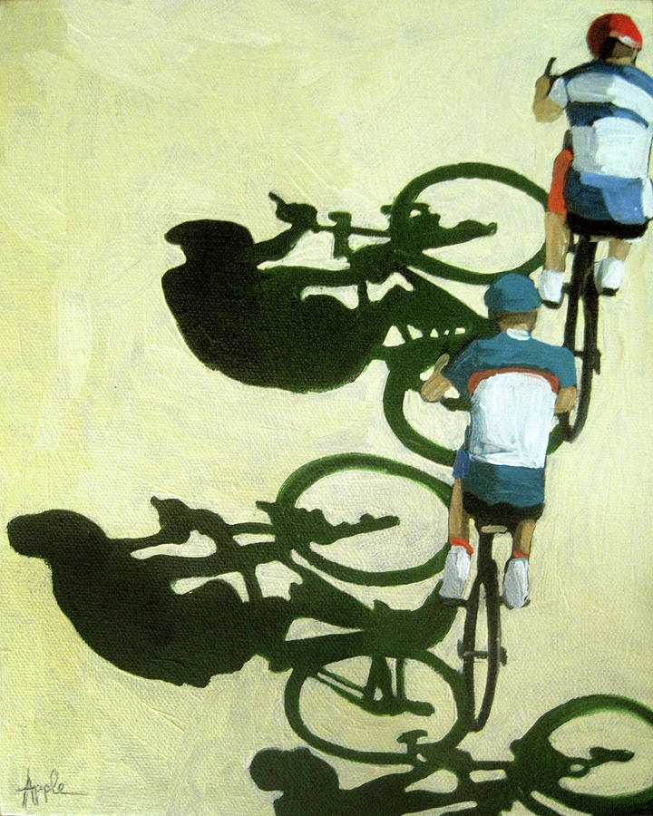 The Race #1 Painting by Linda Apple