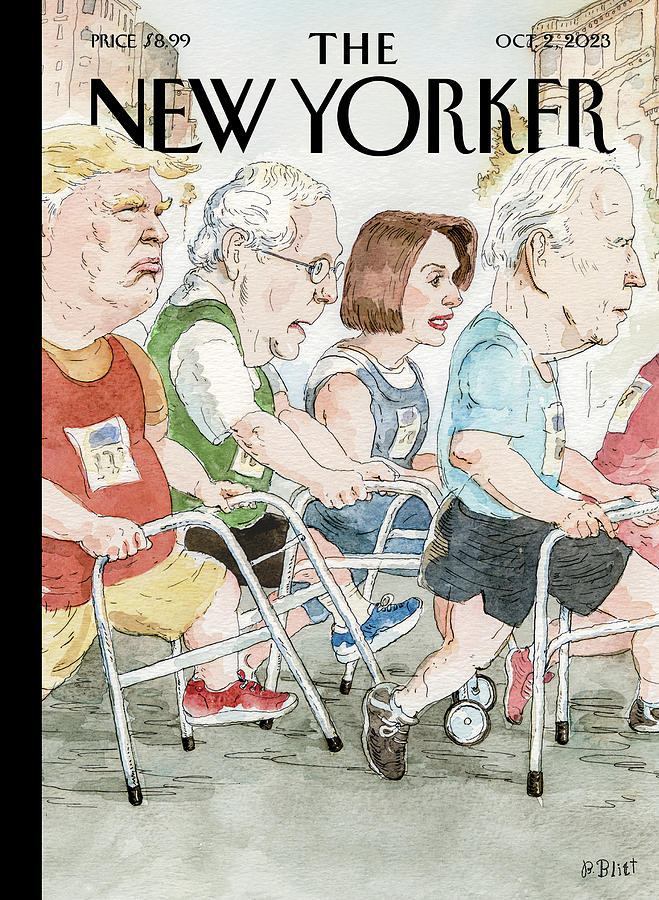 The Race for Office Painting by Barry Blitt