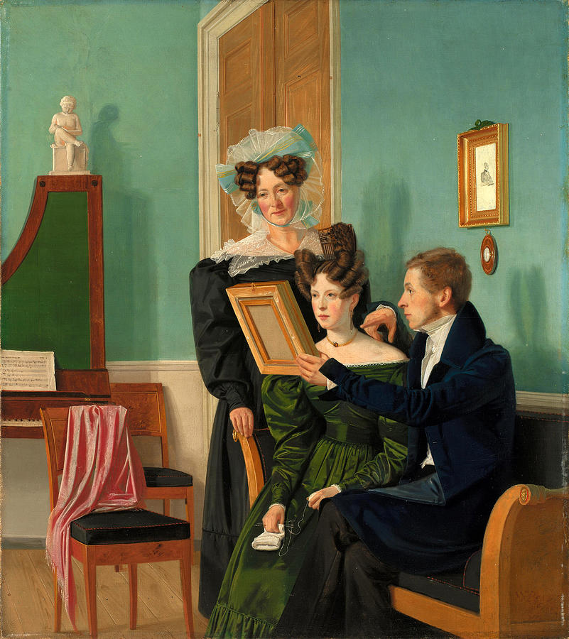 The Raffenberg Family Painting by Wilhelm Bendz