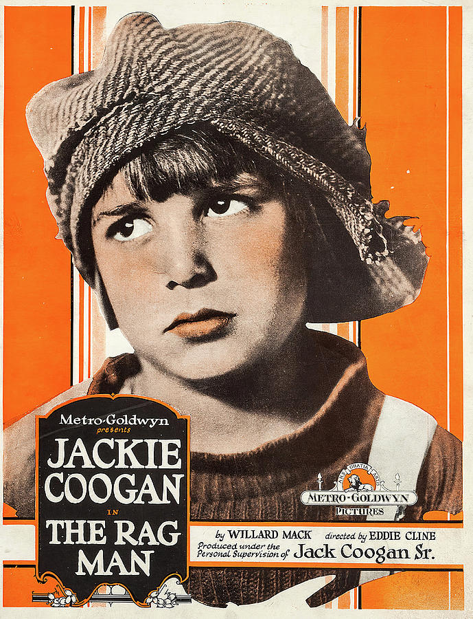 The Rag Man, with Jackie Coogan, 1925 Mixed Media by Movie World Posters