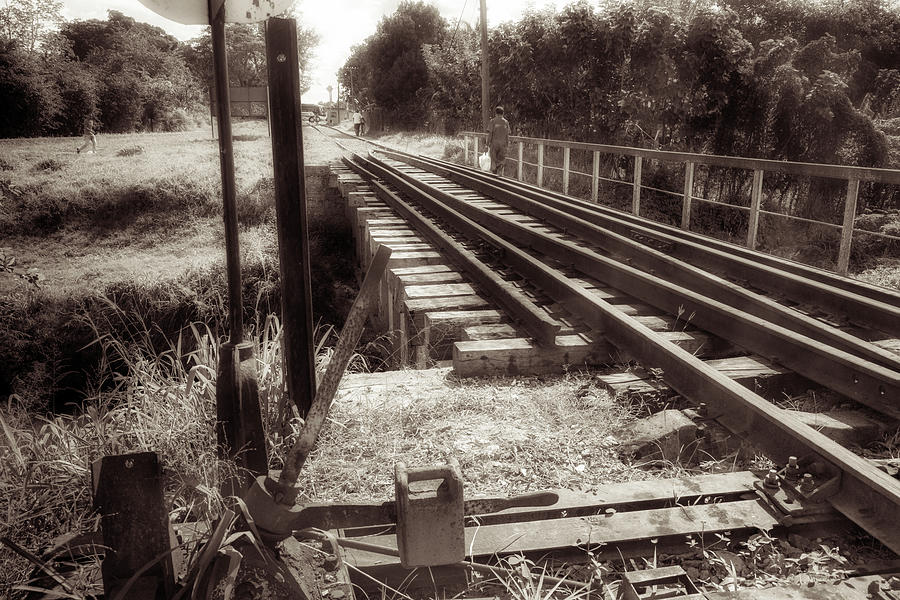 The railroad bridge in Santa Clara Photograph by Micah Offman