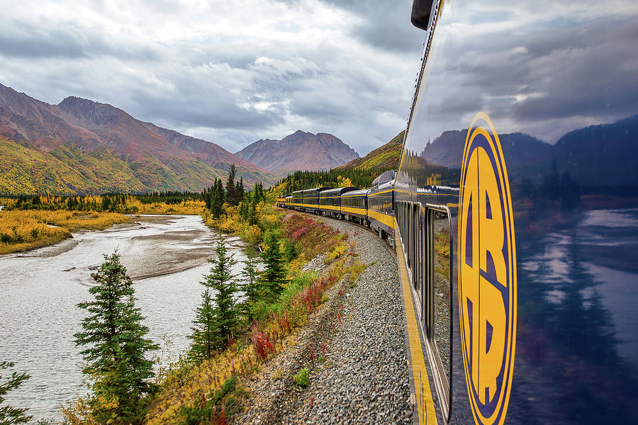 The Rails to Denali Photograph by Kyle Lavey