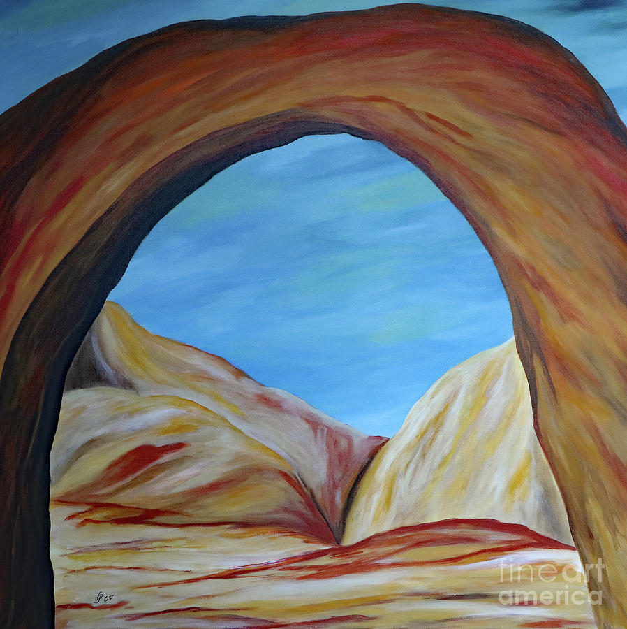 The Rainbow Bridge I Painting by Christiane Schulze Art And Photography